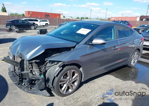 2017 Hyundai Elantra Limited from USA, damaged, VIN KMHD84LF2HU194046